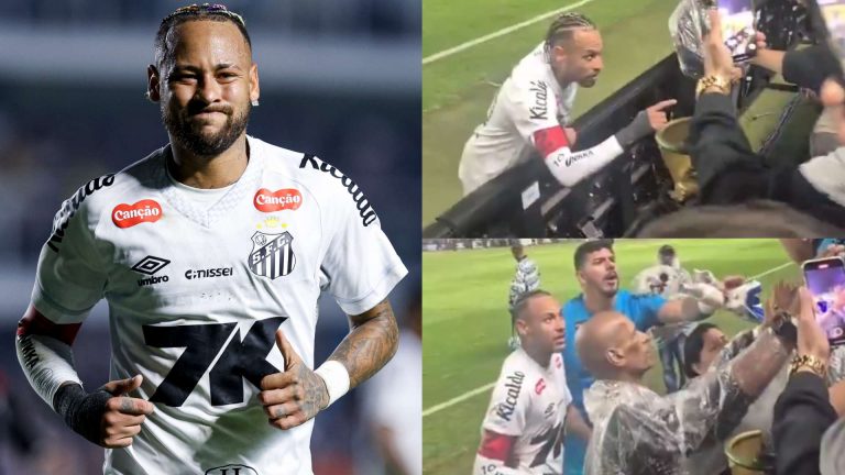 “Olha aqui, ô arrombado!” – veja a leitura labial do bate-boca entre Neymar e um torcedor