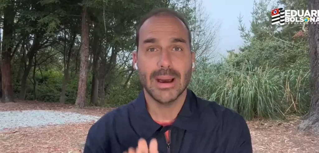 Eduardo Bolsonaro ameaça com fim da eleição de 2026 caso exigências de Trump não sejam atendidas